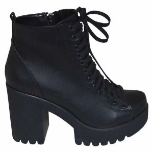 Kadın Topuklu Kışlık Bot  - Siyah