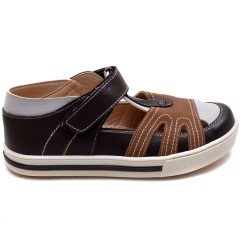 SG-484 Erkek Çocuk Filet Sandalet - Kahverengi