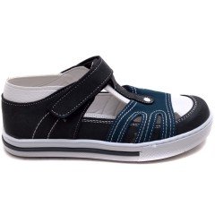 SG-484 Erkek Çocuk Filet Sandalet - Füme