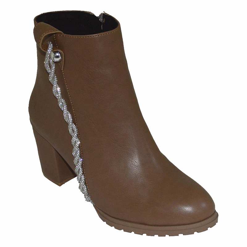 Kadın Stiletto Kışlık Bot  - Kahverengi