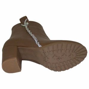 Kadın Stiletto Kışlık Bot  - Kahverengi