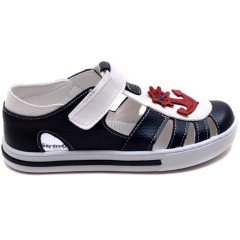 SG-486 Erkek Çocuk Filet Sandalet - Lacivert/B