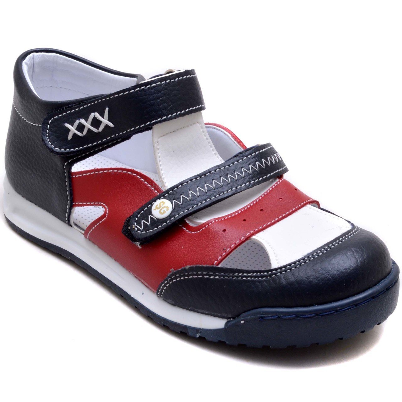 SG-488 Erkek Çocuk Filet Sandalet - Lacivert/K