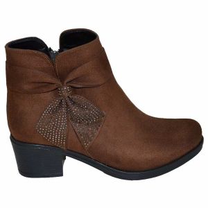 Kadın Stiletto Kışlık Bot  - Kahverengi