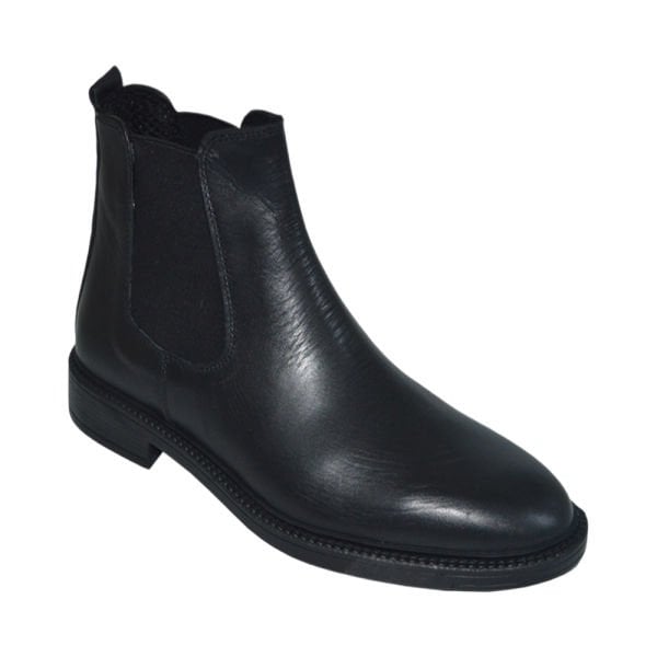 Erkek kışlık desenli bot - siyah