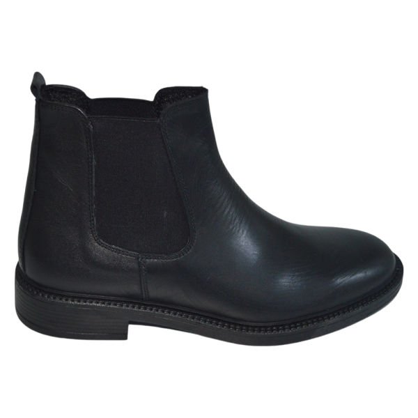 Erkek kışlık desenli bot - siyah