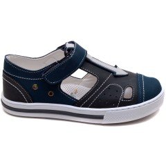 SG-490 Erkek Çocuk Filet Sandalet - Füme