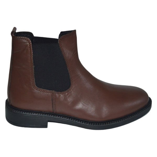 Erkek kışlık desenli bot - kahverengi