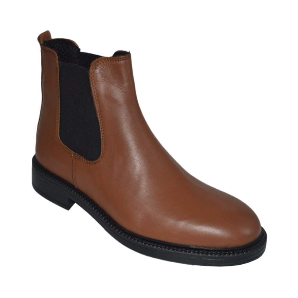 Erkek kışlık desenli bot - kahverengi