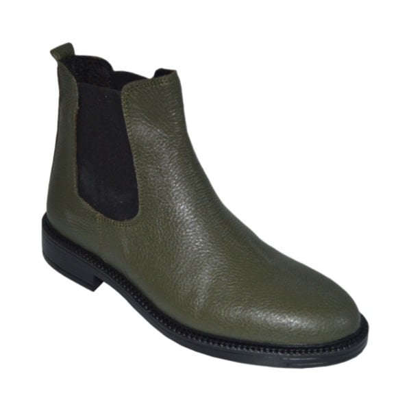 Erkek kışlık desenli bot - zümrüt yeşil