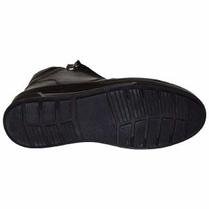 Erkek Klasik Kışlık Deri Bot - Siyah