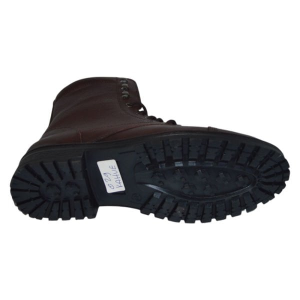 Erkek kışlık uzun desenli bot - kahverengi