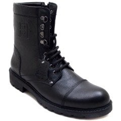 YK-256 Erkek Postal Model Kışlık Bot - Siyah