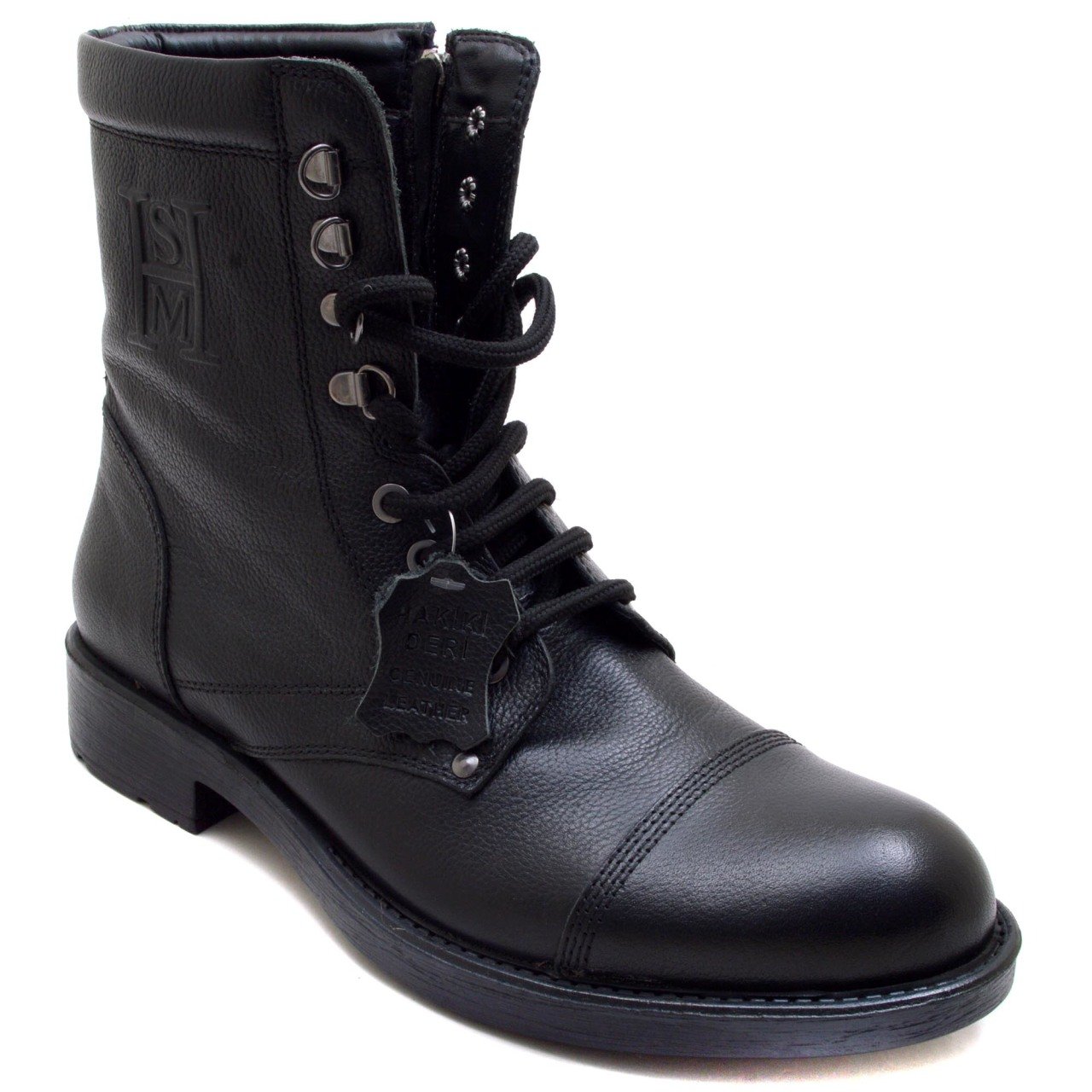 YK-257 Erkek Postal Model Kışlık Bot - Siyah