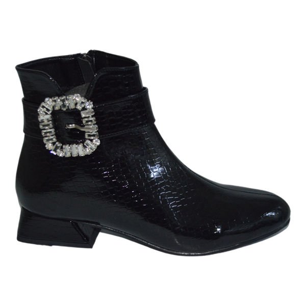 kadın kışlık stiletto - siyah