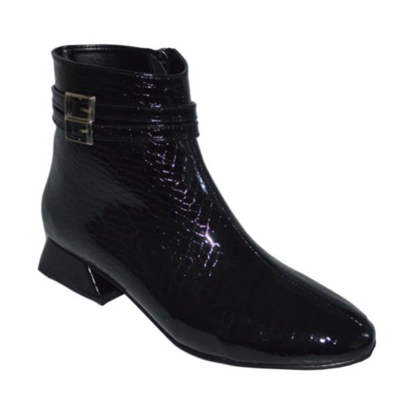 kadın kışlık stiletto - siyah