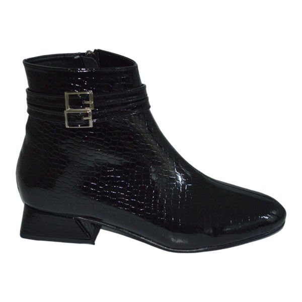 kadın kışlık stiletto - siyah