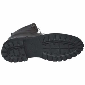 Erkek Desenli Kışlık Deri Bot - Kahverengi