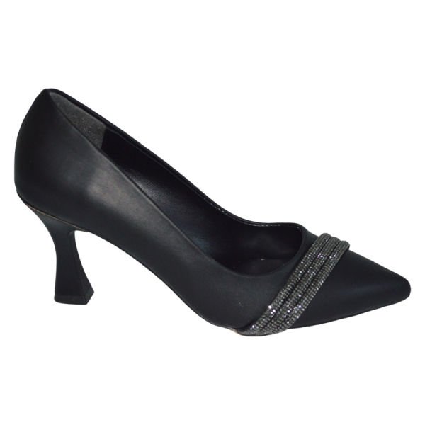 Sivri uç zenne stiletto - siyah