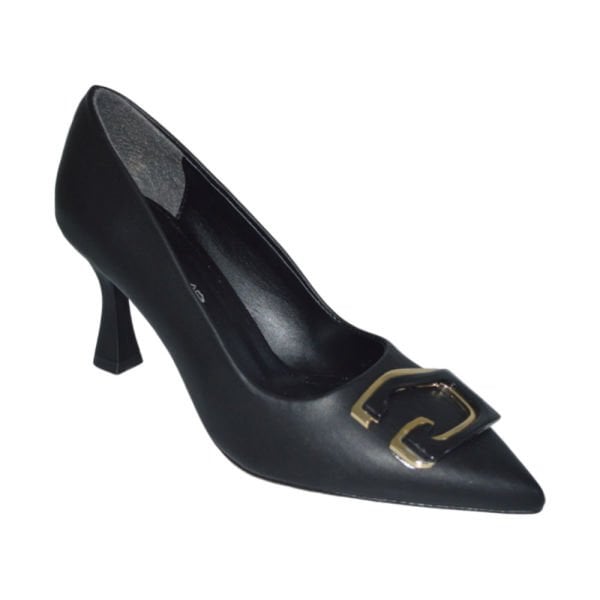 Sivri uç zenne stiletto - siyah