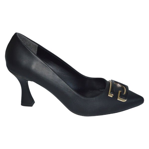 Sivri uç zenne stiletto - siyah