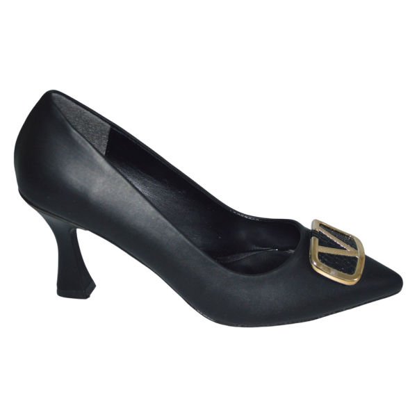 Sivri uç zenne stiletto - siyah