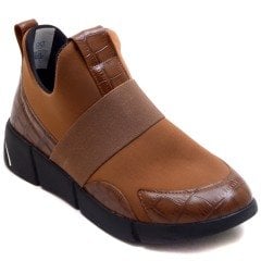 4568-R Spor Model Kadın Ayakkabı - Taba