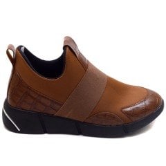 4568-R Spor Model Kadın Ayakkabı - Taba