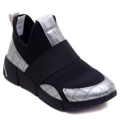 4568-R Spor Model Kadın Ayakkabı - Gri