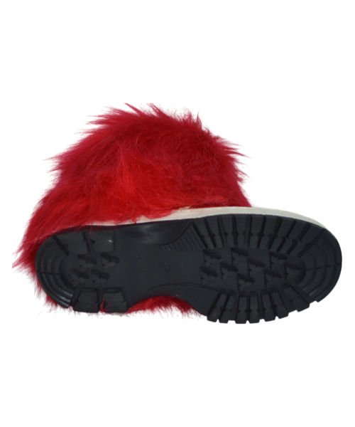 kürklü Fashion Filet Bot - kırmızı