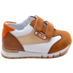 ALB-R Kış için Bebe Spor Ayakkabısı - Kahve (Deri)