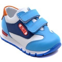 ALB-R Kış için Bebe Spor Ayakkabısı - Mavi (Deri)