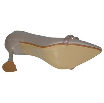 Kadın Sivri Uç Model İnce Topuk Stiletto - Kraft