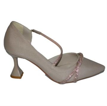 Kadın Sivri Uç Model İnce Topuk Stiletto - Kraft