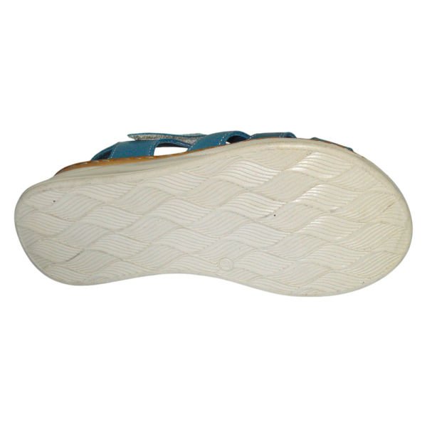 kadın kapalı sandalet - koyu mavi