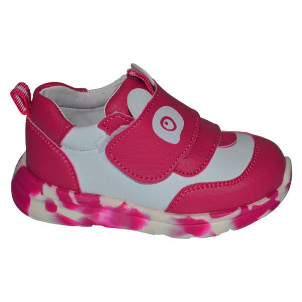 Bebe spor model ayakkabı -koyu pembe