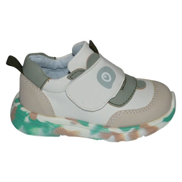 Bebe spor model ayakkabı - bej/gri