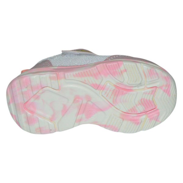 Bebe spor model ayakkabı - lilo/gümüş/pembe