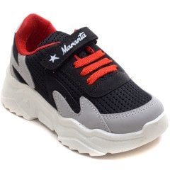 TFE-279 Çocuk Patik Spor Ayakkabı - Siyah