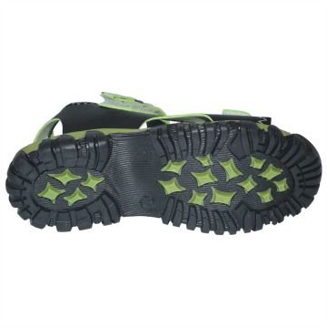 filet erkek çocuk sandalet - siyah/yeşil