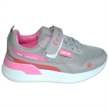 çocuk spor ayakkabı - gri/pembe