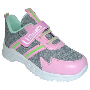 çocuk spor ayakkabı - gri/pembe