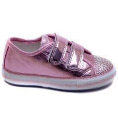 V-63 Taşlı Patik Spor Ayakkabı - Pembe