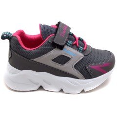 TWF-435 Çocuk Patik Spor Ayakkabı - Gri/P
