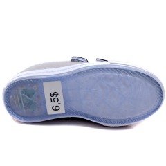 V-63 Taşlı Patik Spor Ayakkabı - Gümüş