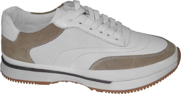 Erkek Spor Ayakkabı - beyaz/bej