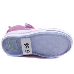 A-43 Bebe Taşlı Okulluk Ayakkabı - Pembe
