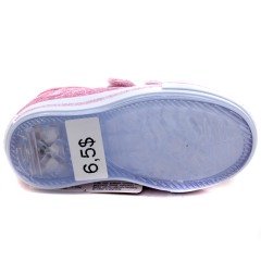 A-45 Bebe Taşlı Desenli Spor Ayakkabı - Pembe