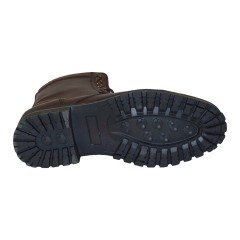 Erkek Kışlık Deri Bot - Kahverengi