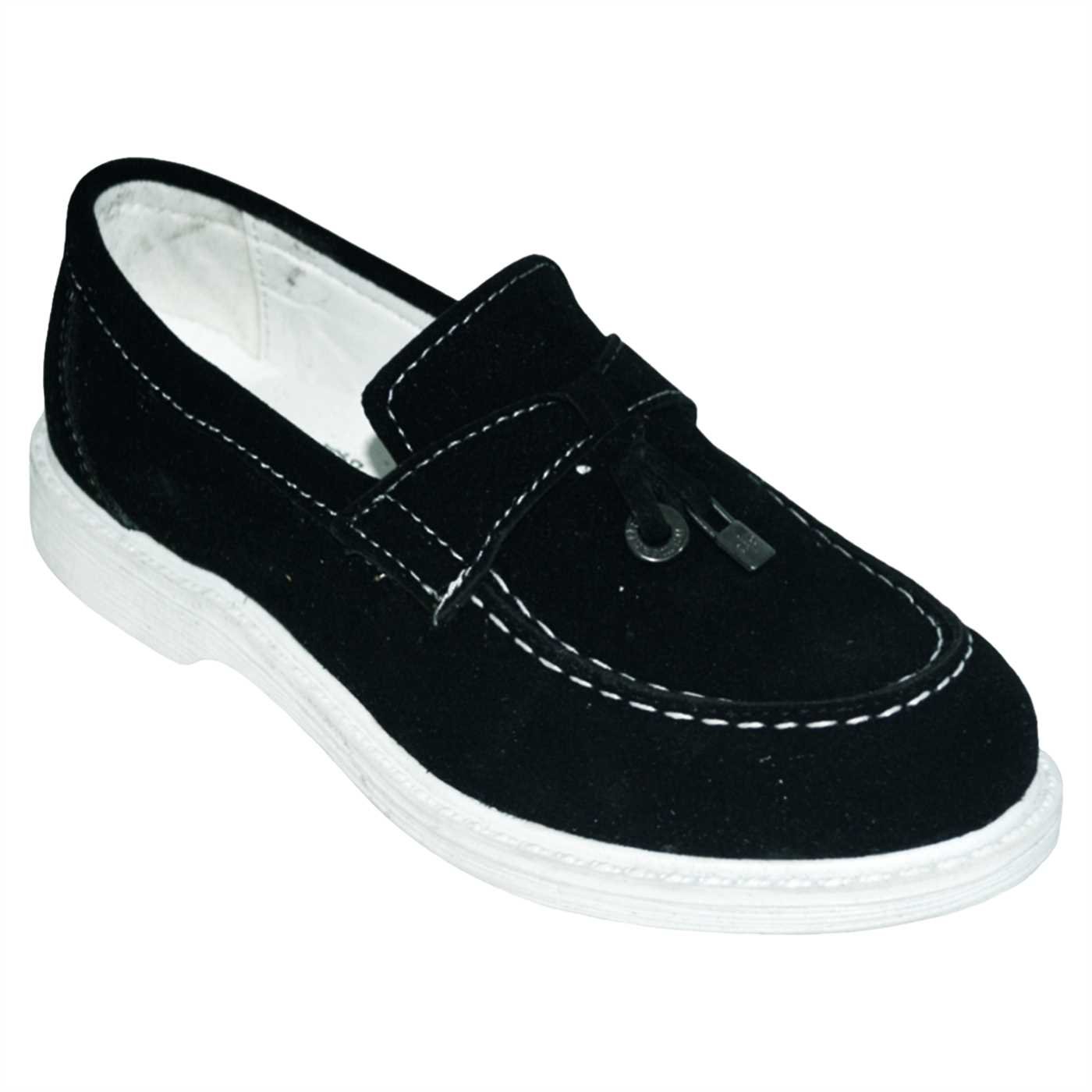 Çocuk Filet Günlük Ayakkabı - siyah/beyaz taban